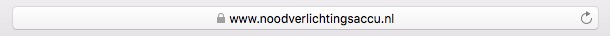 ssl verbinding noodverlichting